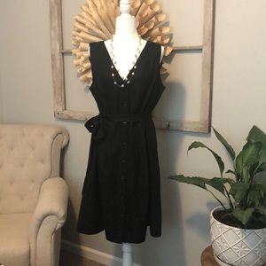 Sleeveless Black Dress Ann Loft Plus Size 16